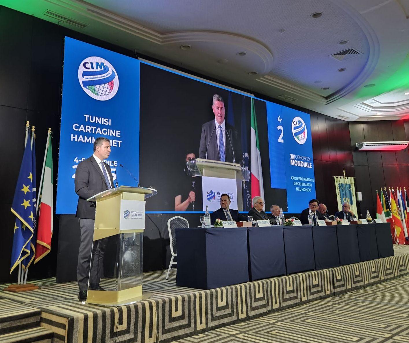 Il Presidente Salvatore Bendici Interviene al XIV Congresso Mondiale CIM a Tunisi